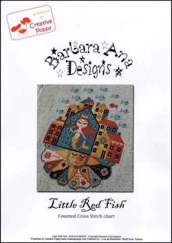 Little Red Fish by Barbara Ana Designs Counted Cross Stitch Pattern
