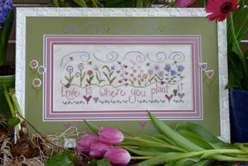 Love Is By Shepherd's Bush Printworks Counted Cross Stitch Pattern