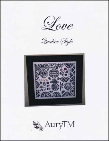 Love Quaker Style By AuryTM Counted Cross Stitch Pattern