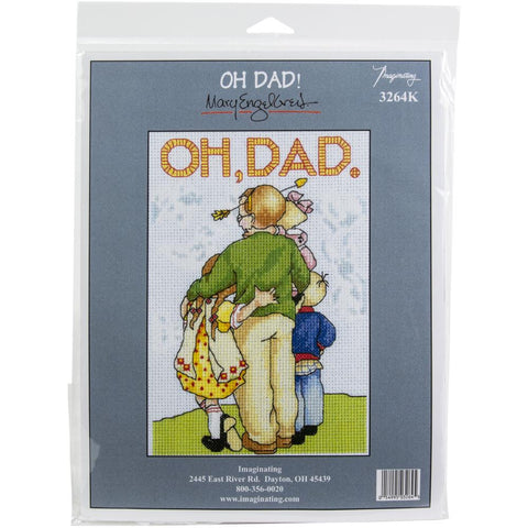 OH Dad! by Mary Engelbreit for Imaginating Counted Cross Stitch Kit 5