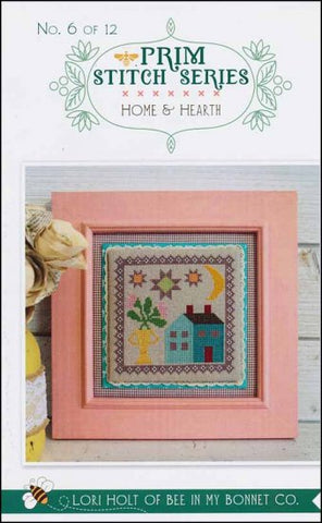 Prim Stitch Series Pattern 6: Home & Hearth by it's Sew Emma Stitchery Counted Cross Stitch Pattern