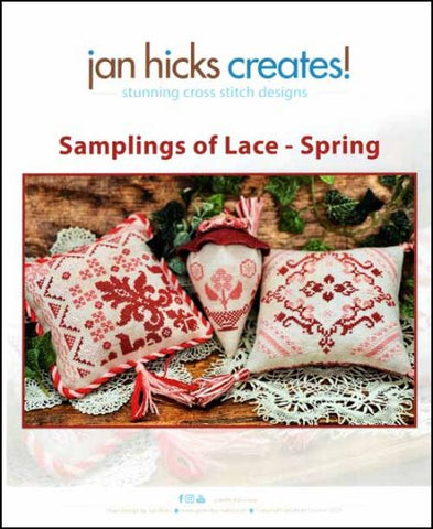 Sampling of Lace-Spring by Jan Hicks Creates Counted Cross Stitch Pattern