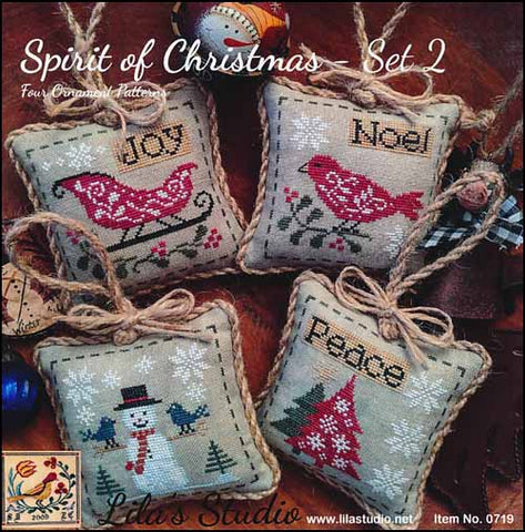 Spirit Of Christmas Set 2~Ornaments~Smalls by Lila's Studio Counted Cross Stitch Pattern