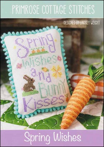 Spring Wishes by Primrose Cottage Stitches Counted Cross Stitch Pattern