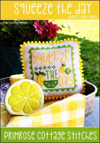 Squeeze The Day by Primrose Cottage Stitches Counted Cross Stitch Pattern