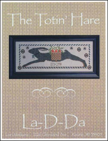 Totin' Hare By La-D-Da Counted Cross Stitch Pattern