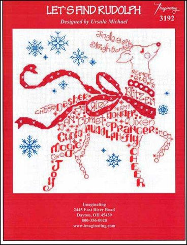 Let's Find Rudolph by Imaginating Counted Cross Stitch Pattern