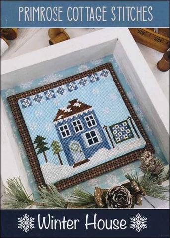 Winter House by Primrose Cottage Stitches Counted Cross Stitch Pattern