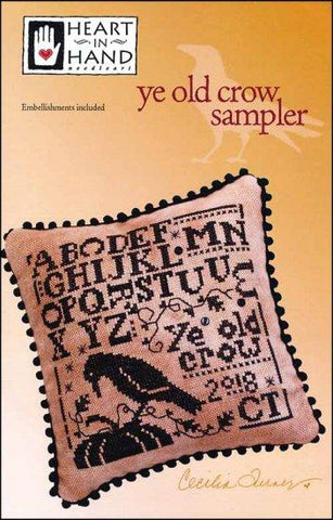 Ye Old Crow Sampler by Heart in Hand Counted Cross Stitch Pattern