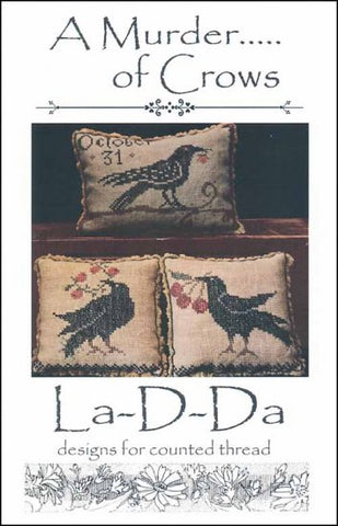 A Murder of Crows By La-D-Da Counted Cross Stitch Pattern