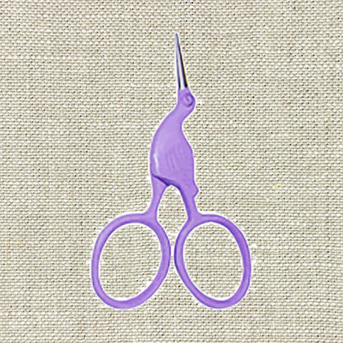 Kelmscott Design's Storklettes Scissors-Purple