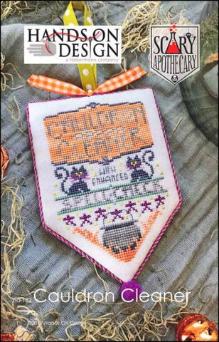 Cauldron Cleaner by Hands on Design Counted Cross Stitch Pattern