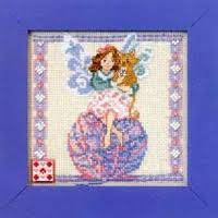Jim Shore The Yarn Fairy Beaded Counted Cross Stitch Kit Mill Hill