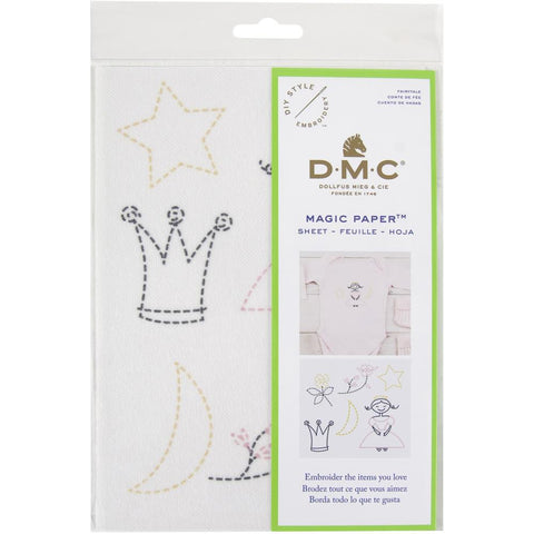 FAIRY TALE-DMC Magic Paper Pre-Printed EMBROIDERY Needlework Design Great for a New Stitcher!