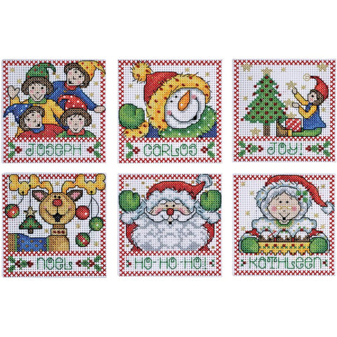 Holiday Christmas Tags by Design Works Counted Cross Stitch Kit 2