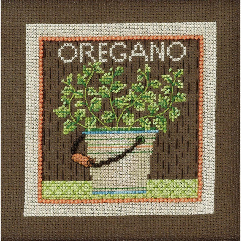 Oregano-Herb designed by Debbie Mumm Counted Cross Stitch Kit 4.5