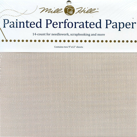 PINK FROST MILL HILL PERFORATED PAPER Two 9