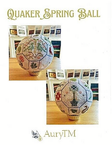 A Quaker Spring Ball By AuryTM Counted Cross Stitch Pattern