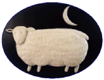 Sheep at Night- NEEDLE MINDER By Kelmscott Designs