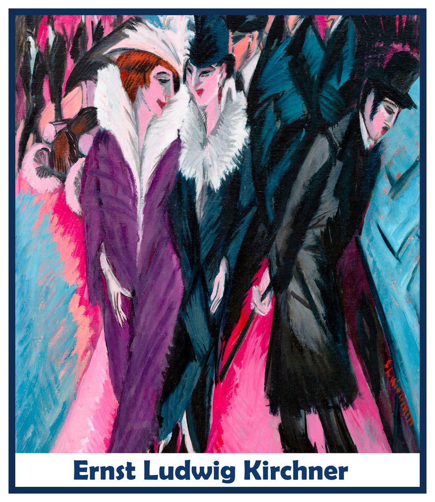 ERNST LUDWIG KIRCHNER INSPIRED Orenco Originals  Counted Cross Stitch Patterns