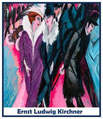 ERNST LUDWIG KIRCHNER INSPIRED Orenco Originals  Counted Cross Stitch Patterns