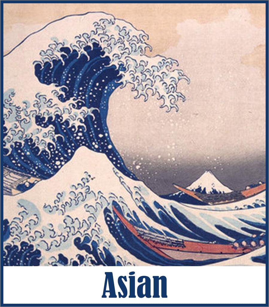 ASIAN INSPIRED Counted Cross Stitch Charts Patterns