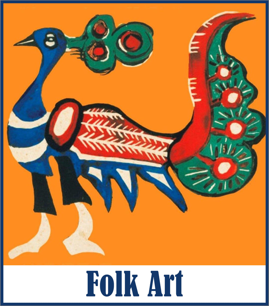 FOLK ART INSPIRED Counted Cross Stitch Charts Patterns