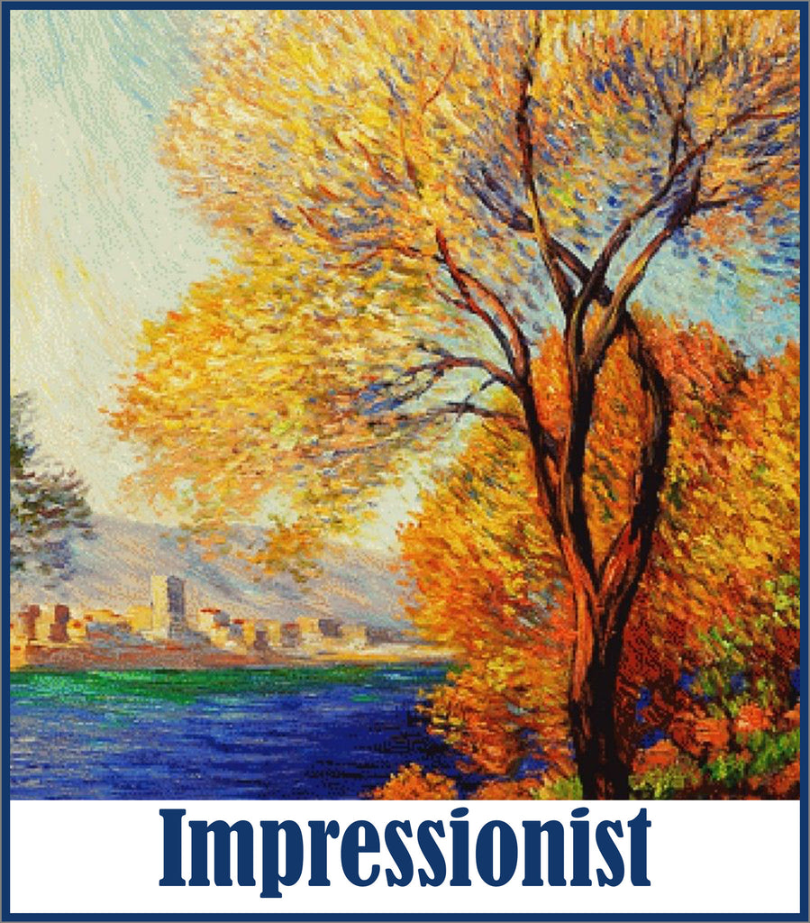 IMPRESSIONIST INSPIRED Orenco Originals  Counted Cross Stitch Patterns