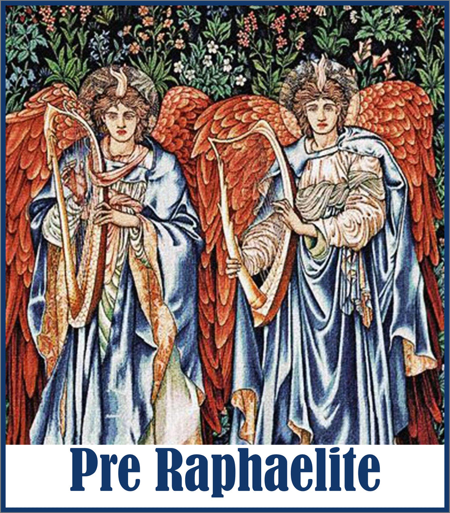 PRE-RAPHAELITE INSPIRED Counted Cross Stitch Charts Patterns