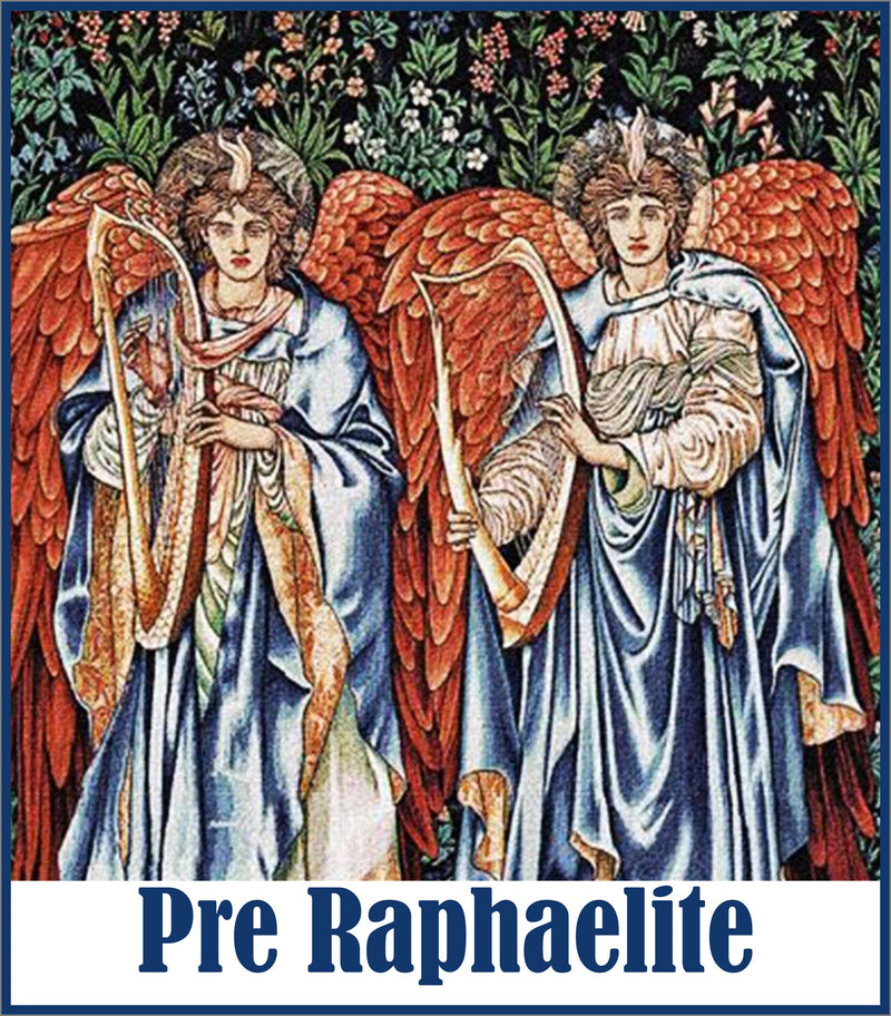PRE-RAPHAELITE INSPIRED Counted Cross Stitch Charts Patterns