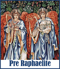 PRE-RAPHAELITE INSPIRED Counted Cross Stitch Charts Patterns
