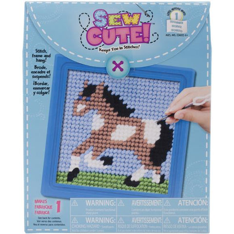 HORSE Colorbok Needlepoint Kit - Kids Art and Craft Activity (Copy)