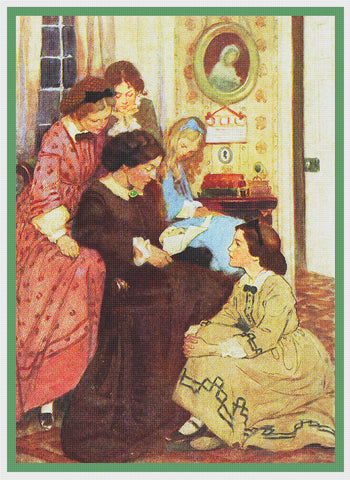 Little Women By Jessie Willcox Smith Counted Cross Stitch Pattern