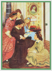 Little Women By Jessie Willcox Smith Counted Cross Stitch Pattern