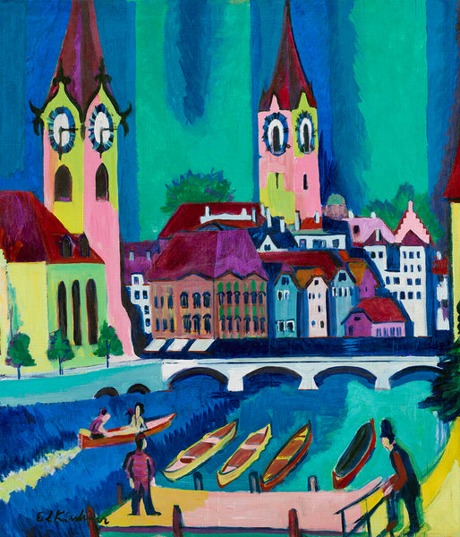 ERNST LUDWIG KIRCHNER INSPIRED Orenco Originals Counted Cross