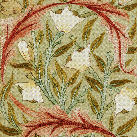 Acanthus Vineand Tulips By May Morris Counted Cross Stitch Pattern