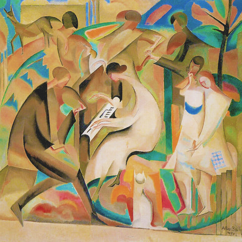 A Concert in the Garden by Alice Bailly Counted Cross Stitch Pattern