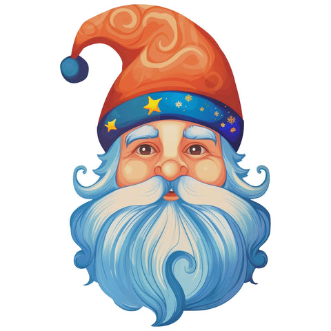 Pere Noel inspired by Christmas Illustration Counted Cross Stitch Pattern