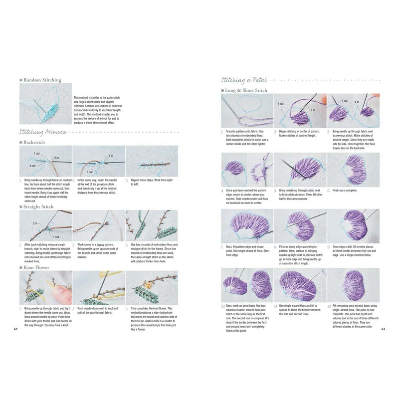 Juno's Nature Embroidery Notebook: Stitching Plants, Animals, and Stories  By Juno