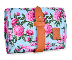 Floral Roll Bag - Travel Accessories Craft Stitcher Organizer Tidy Roll