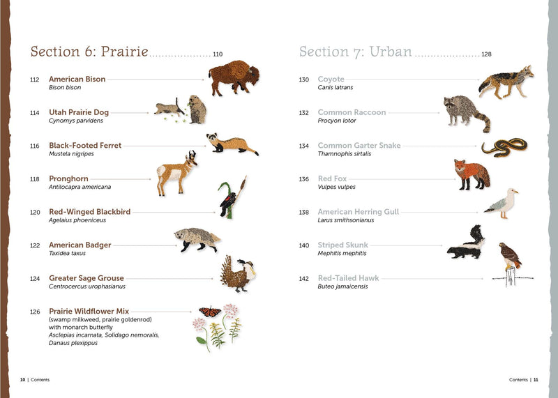 The Field Guide to Embroidery: 52 North American Animal and Plant Designs for Nature Lovers (Beginner-Friendly, Step-by-Step Wildlife Patterns with ... Manatees, Bears, Moose, Flowers, and More By Jessica Kemper