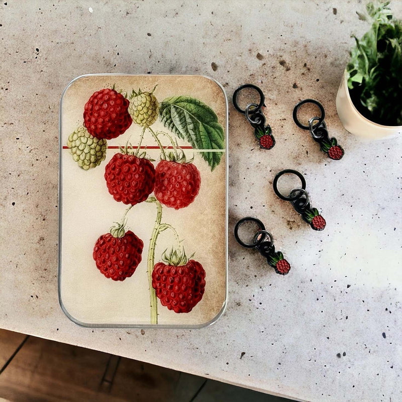 Raspberry NEEDLE CASE NEEDLE ORGANIZER-Large