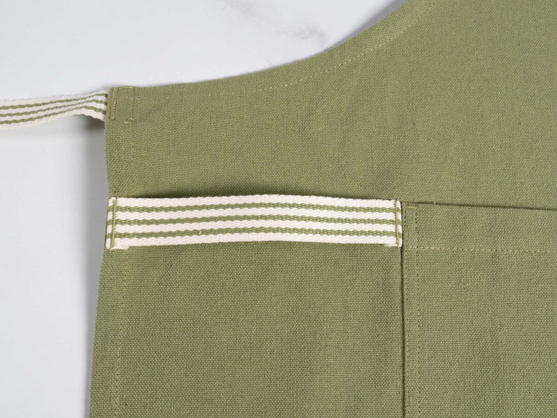 KAF Home Rooted Sustainable Chef's Apron - 32 X 30-Sequoia Green