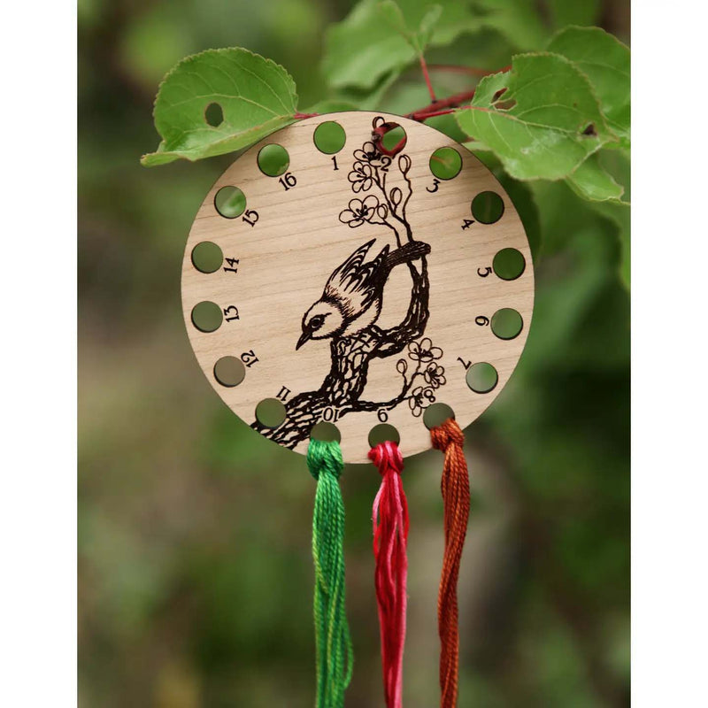 Cherry Blossom Branch Floss Thread Storage Holder From Sunrise Grove