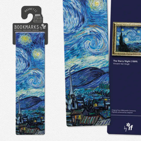 Van Gogh's Starry Night Magnetic Classic Bookmark By If USA