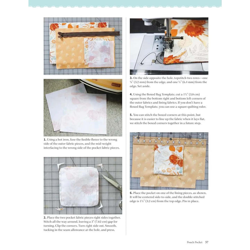 Sewing Perfect Little Bags and Totes - Technique Book By Carolina Moore