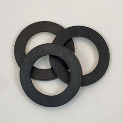 Dark Walnut Round Embroidery Hoop Frame For 5" Hoop From Modern Hoopla