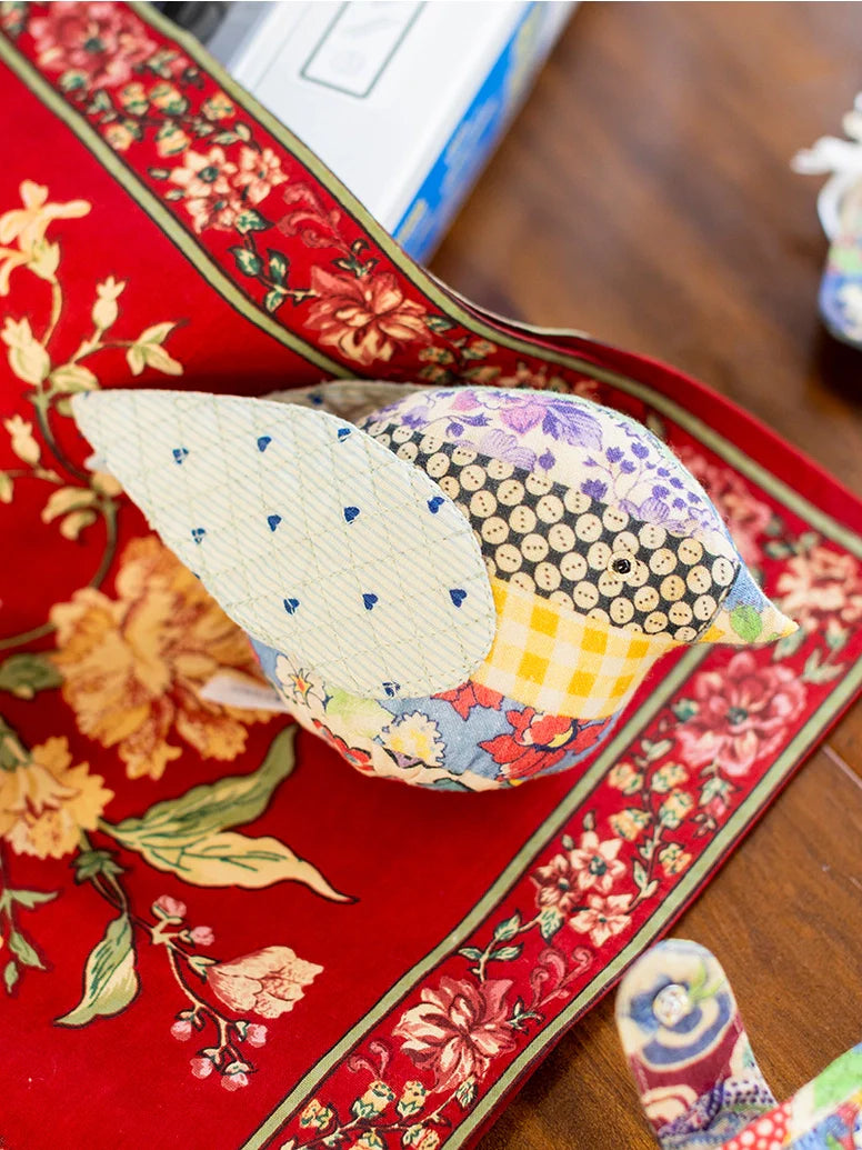 Patch Parade Bird Pin Cushion from April Cornell