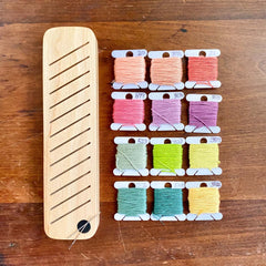 Wooden Bobbin Minder From Modern Hoopla