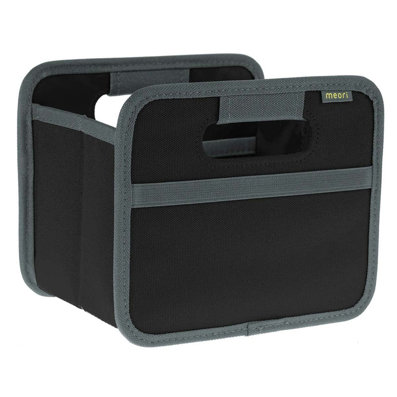 Mini Foldable Storage Box Cube Organizer by Meori -Lava Black